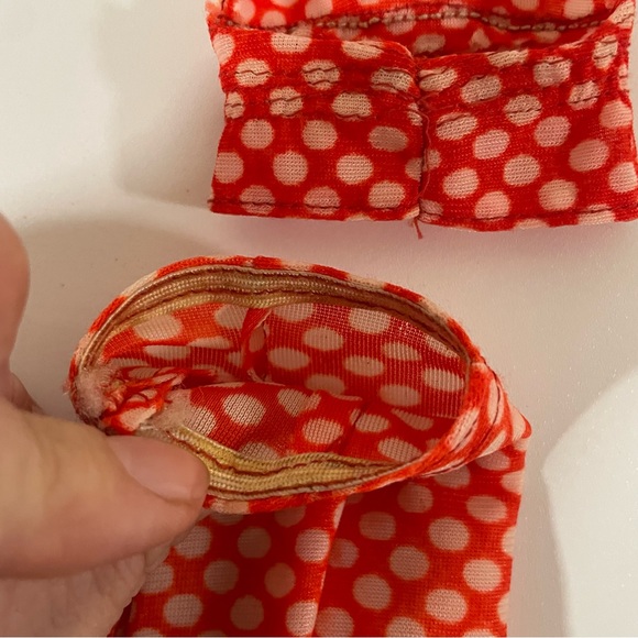 Vintage Mattel 1974 Barbie Best Buy Polka Dot Halter & Pants Outfit #7813 - Picture 10 of 10